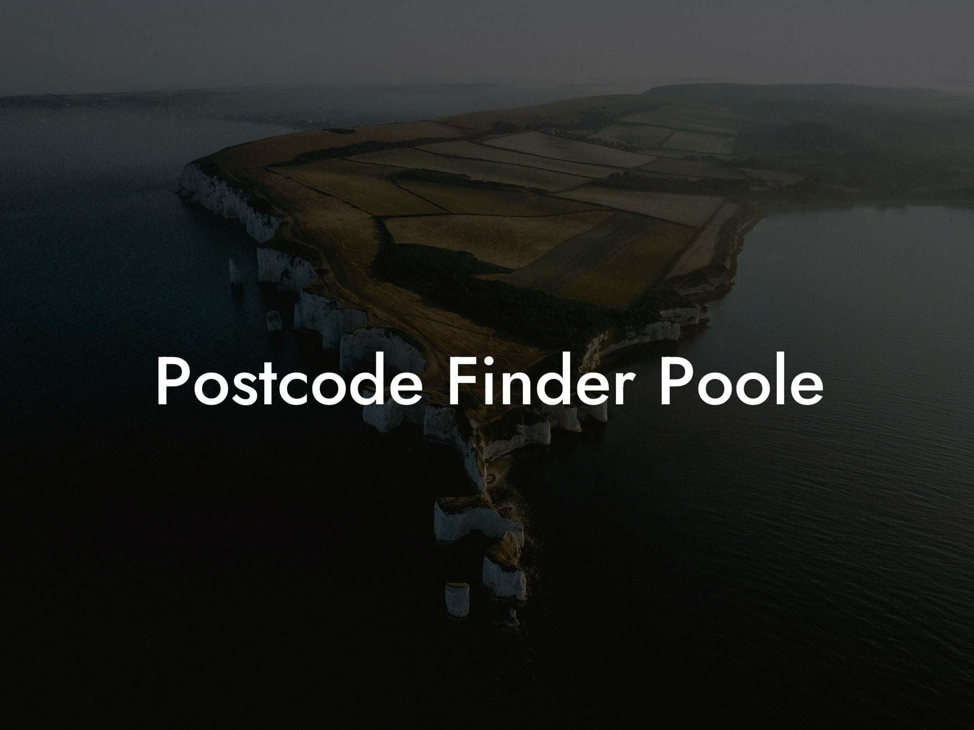 Postcode Finder Poole