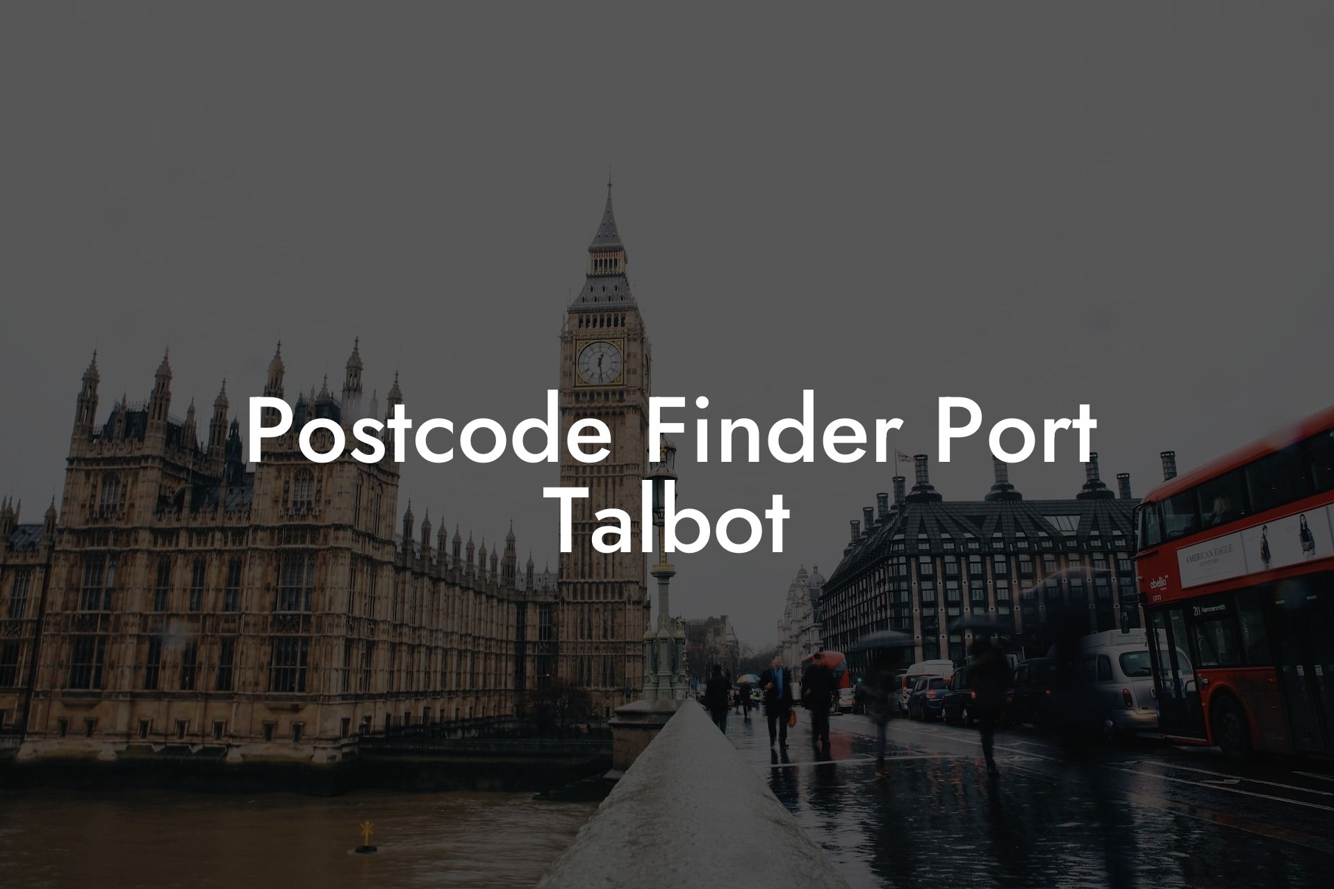 Postcode Finder Port Talbot