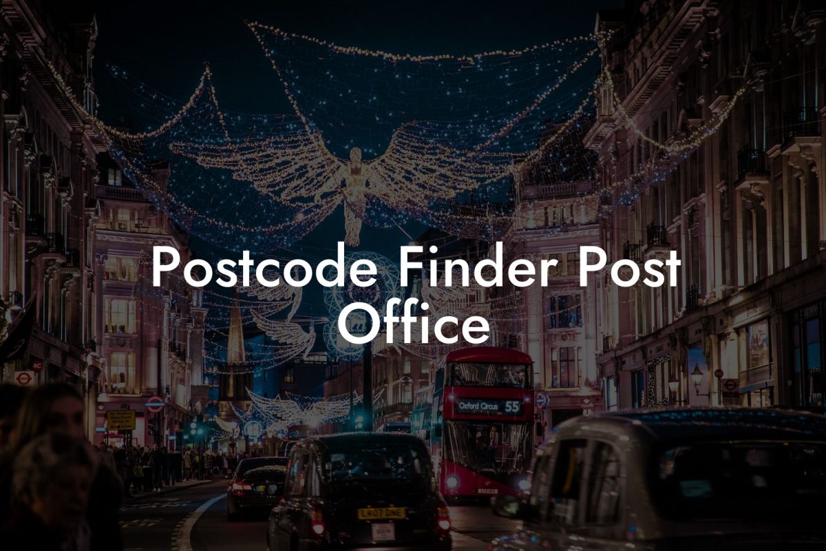 Postcode Finder Post Office