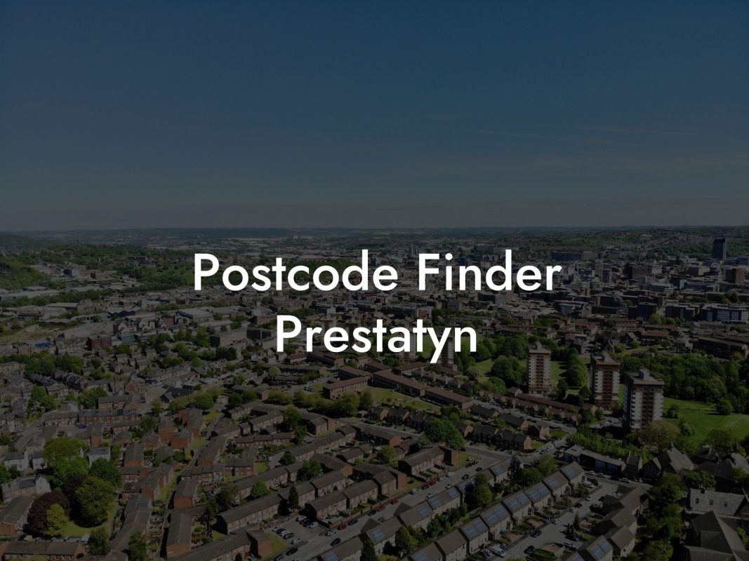 Postcode Finder Prestatyn