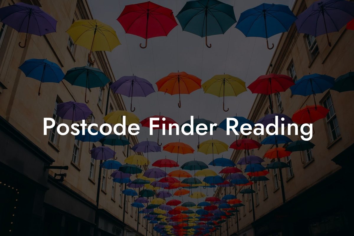 Postcode Finder Reading