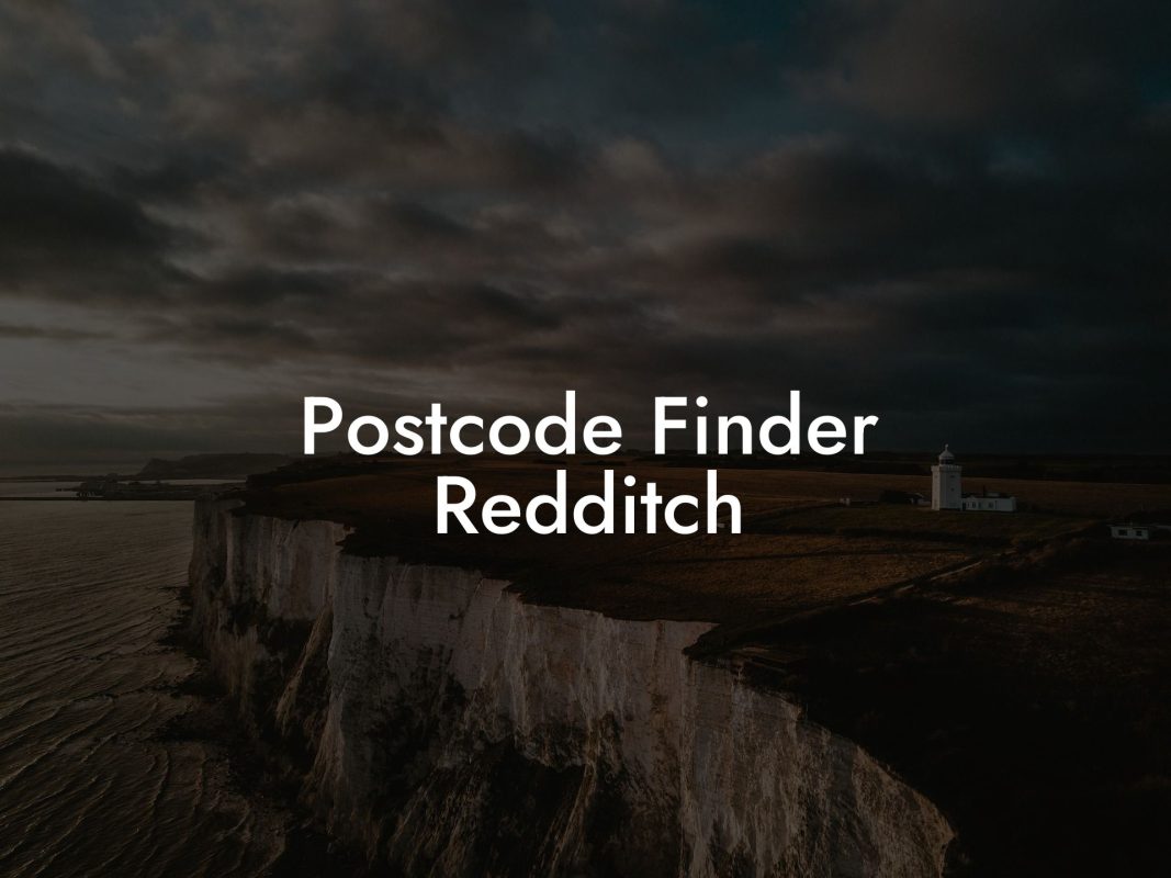 Postcode Finder Redditch