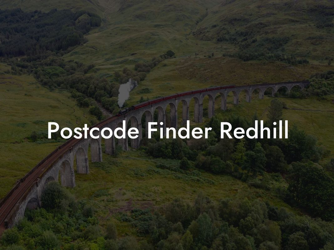 Postcode Finder Redhill