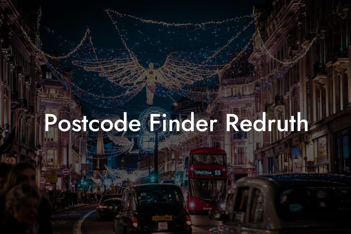 Postcode Finder Redruth