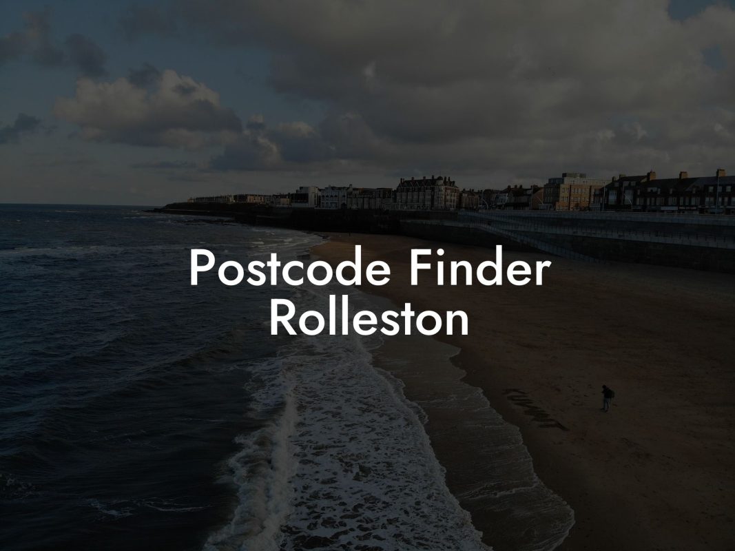 Postcode Finder Rolleston