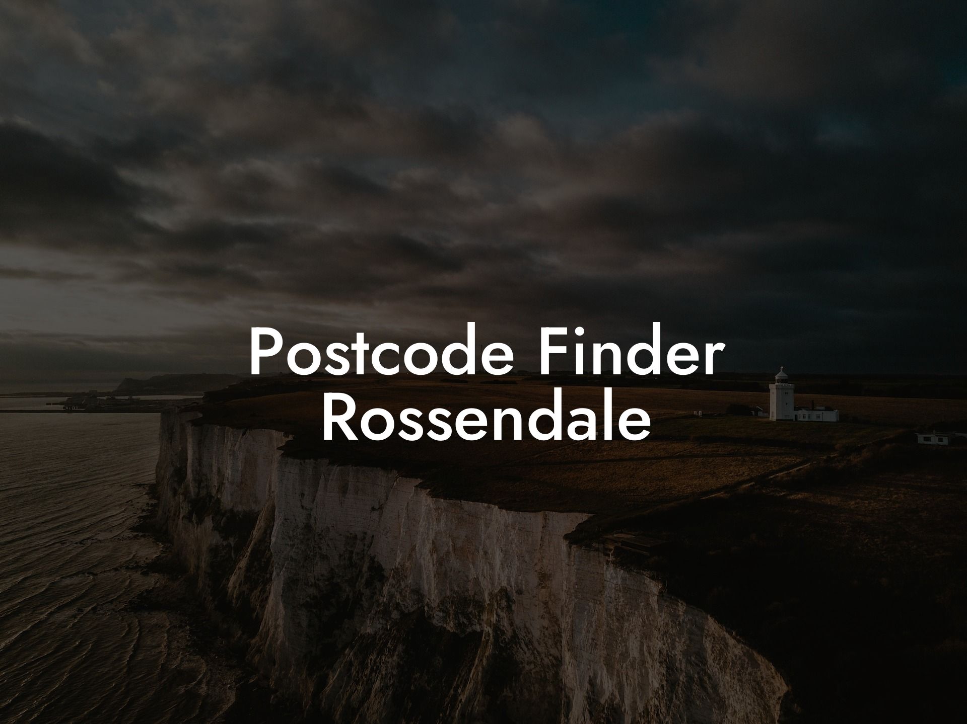 Postcode Finder Rossendale