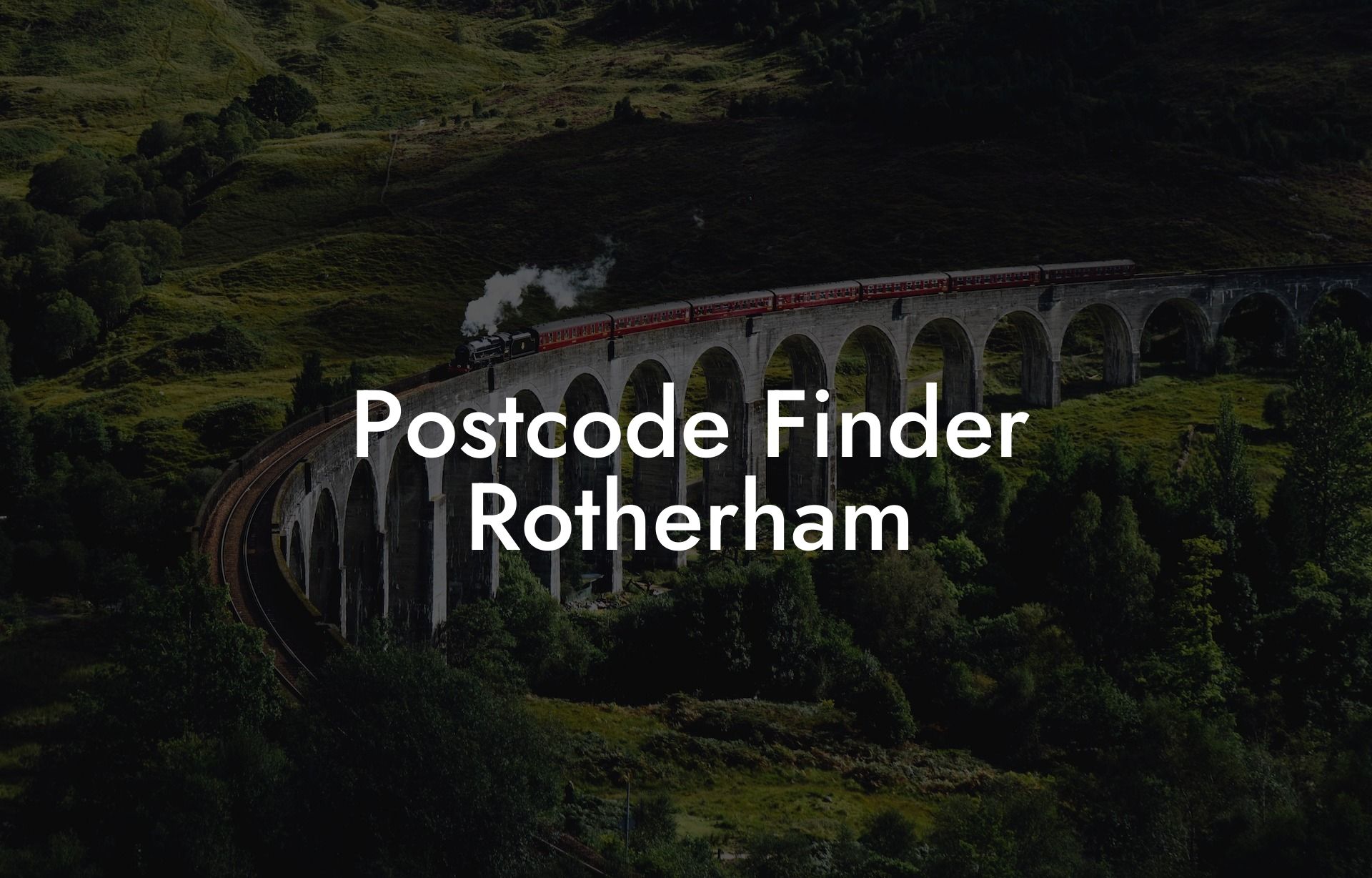 Postcode Finder Rotherham