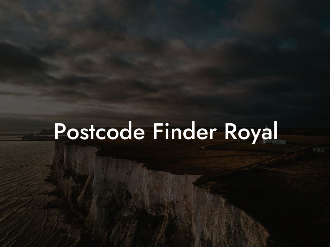 Postcode Finder Royal