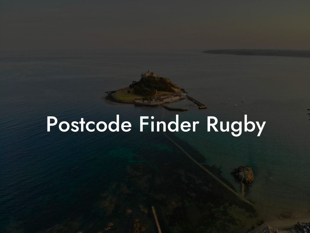 Postcode Finder Rugby