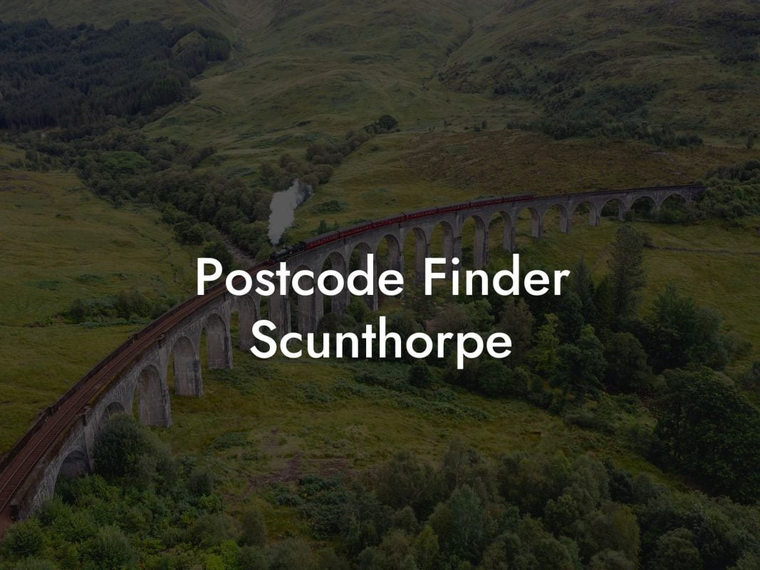 Postcode Finder Scunthorpe