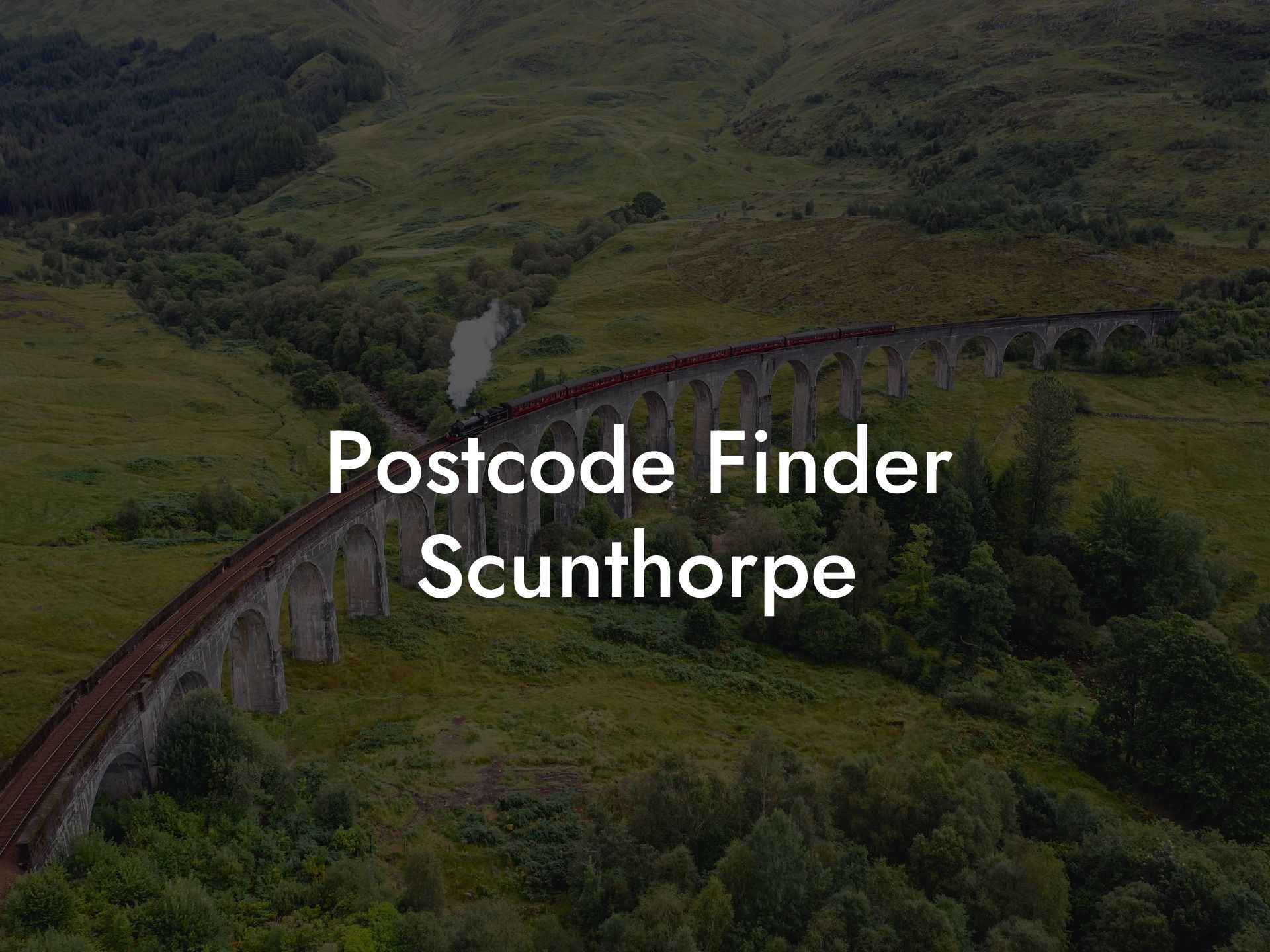 Postcode Finder Scunthorpe