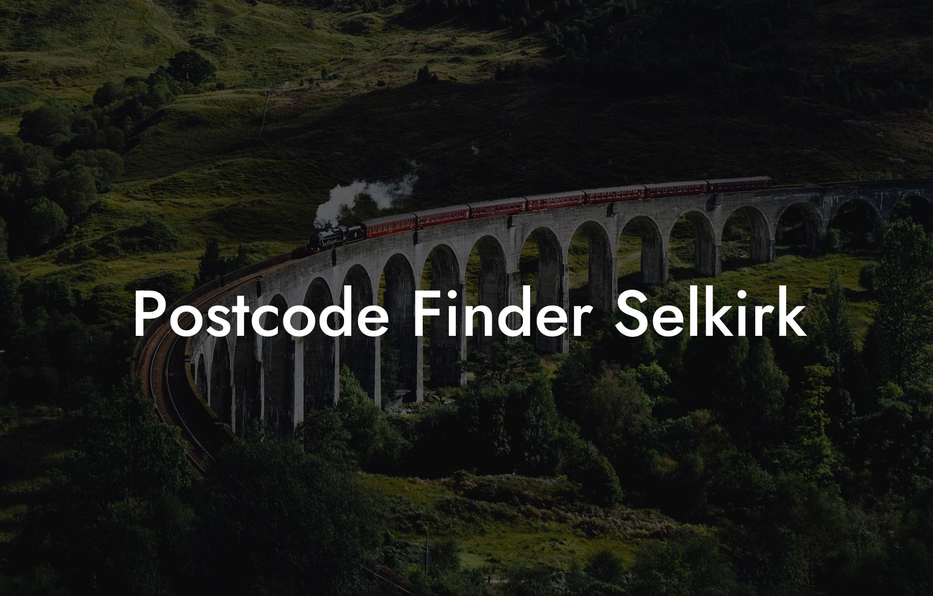 Postcode Finder Selkirk