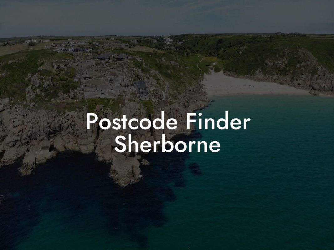 Postcode Finder Sherborne