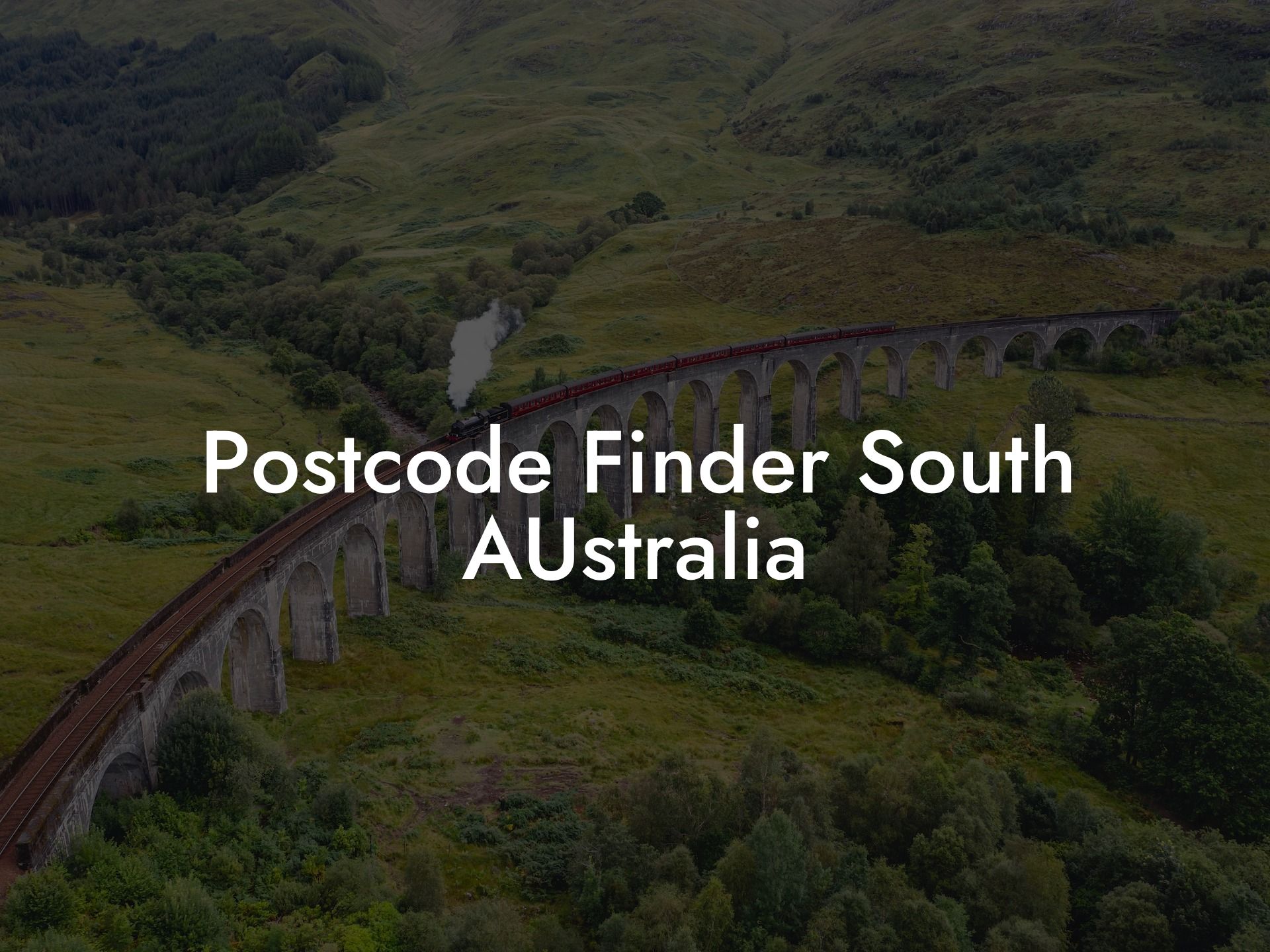 Postcode Finder South AUstralia