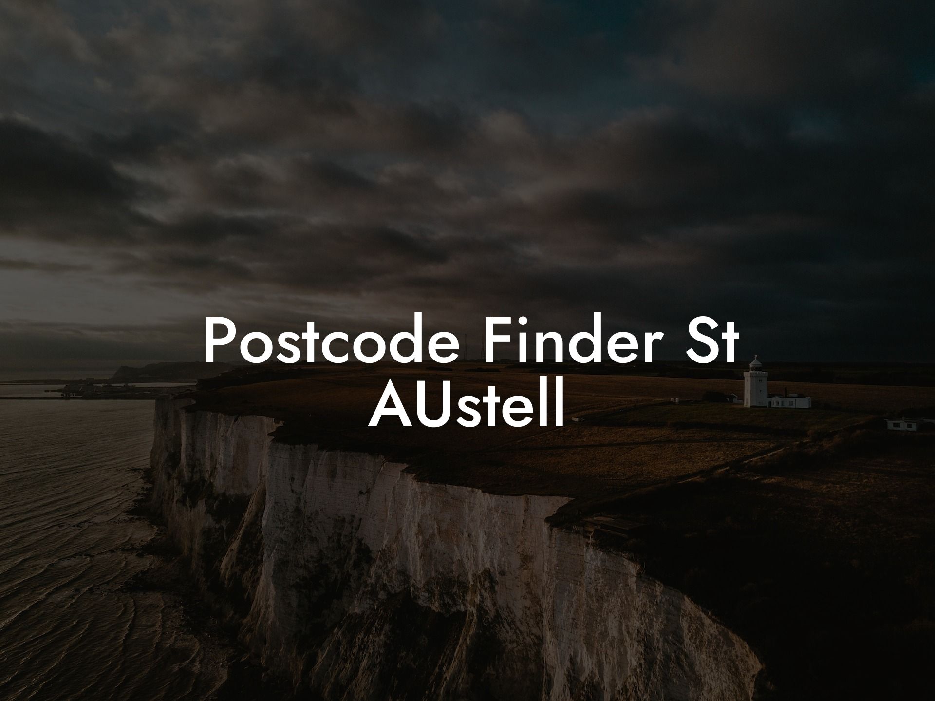 Postcode Finder St AUstell