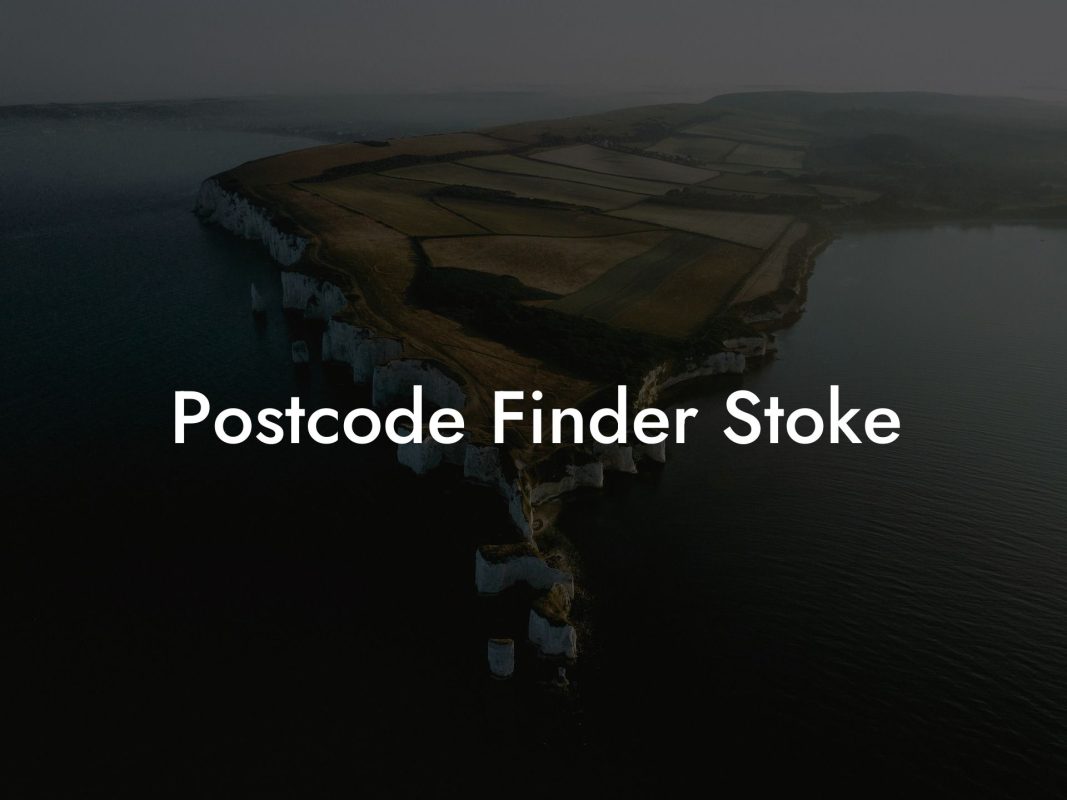 Postcode Finder Stoke