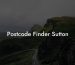 Postcode Finder Sutton