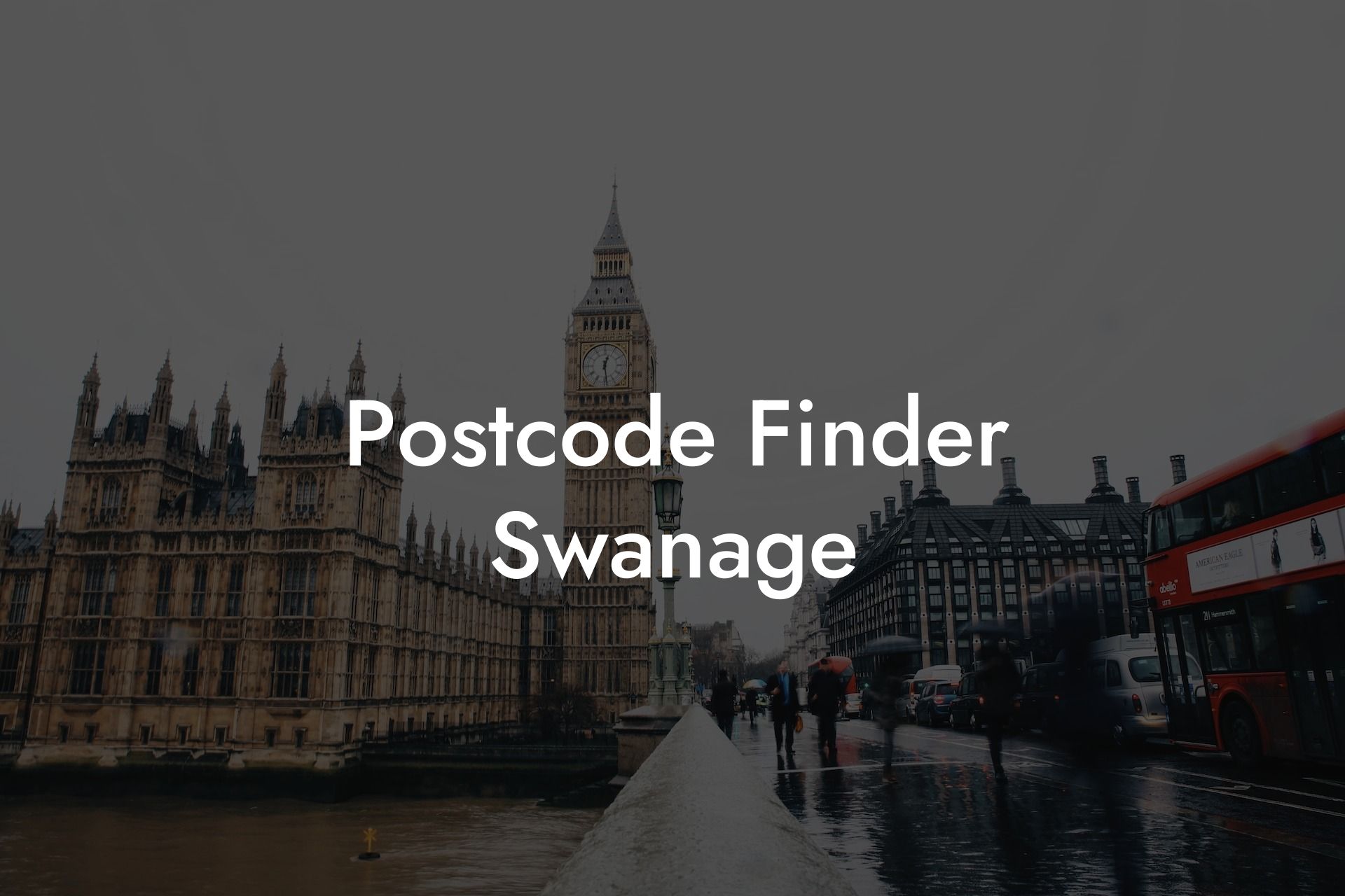 Postcode Finder Swanage