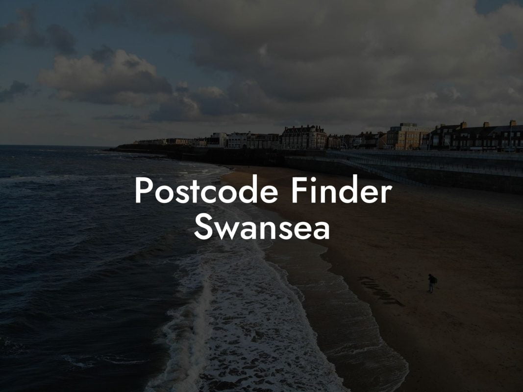 Postcode Finder Swansea