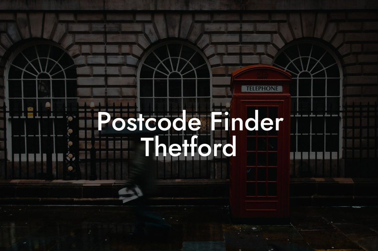 Postcode Finder Thetford