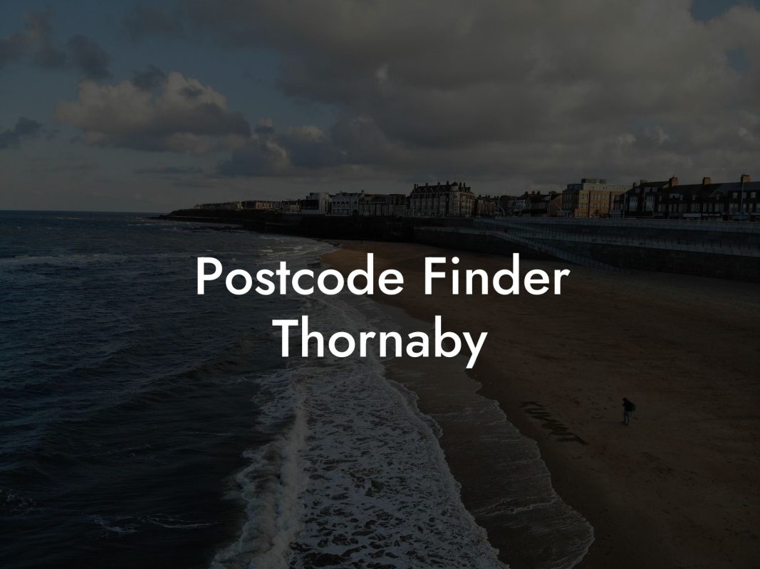 Postcode Finder Thornaby