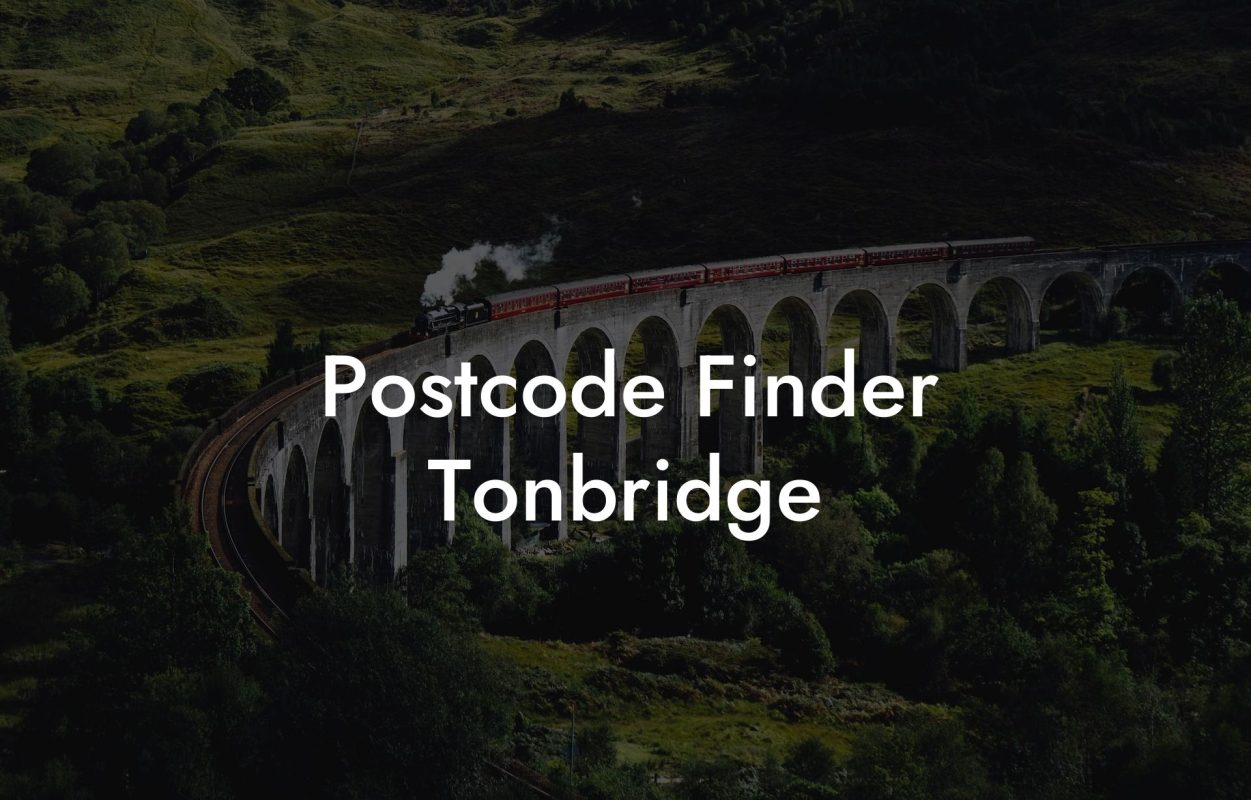 Postcode Finder Tonbridge