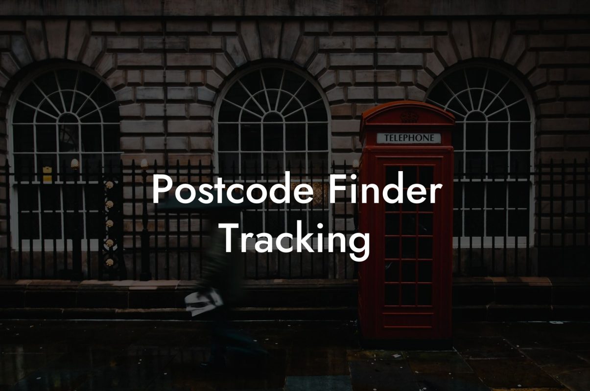 Postcode Finder Tracking