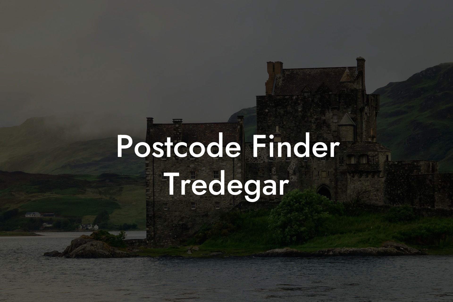 Postcode Finder Tredegar