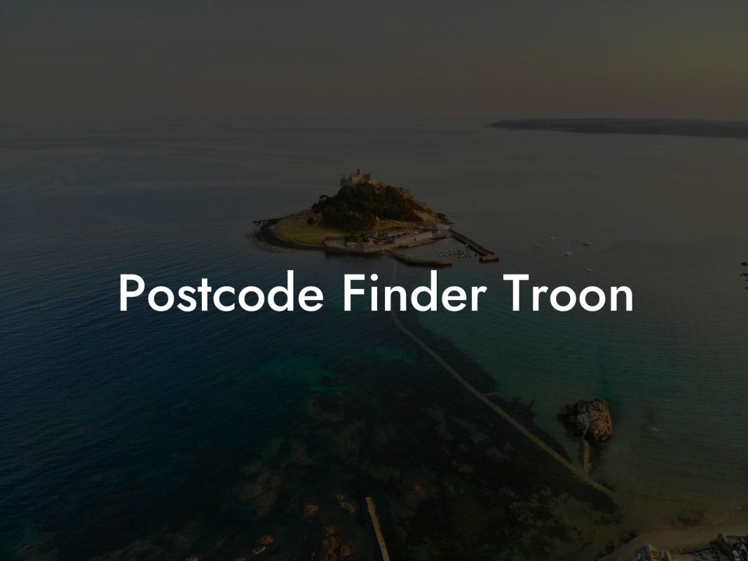 Postcode Finder Troon