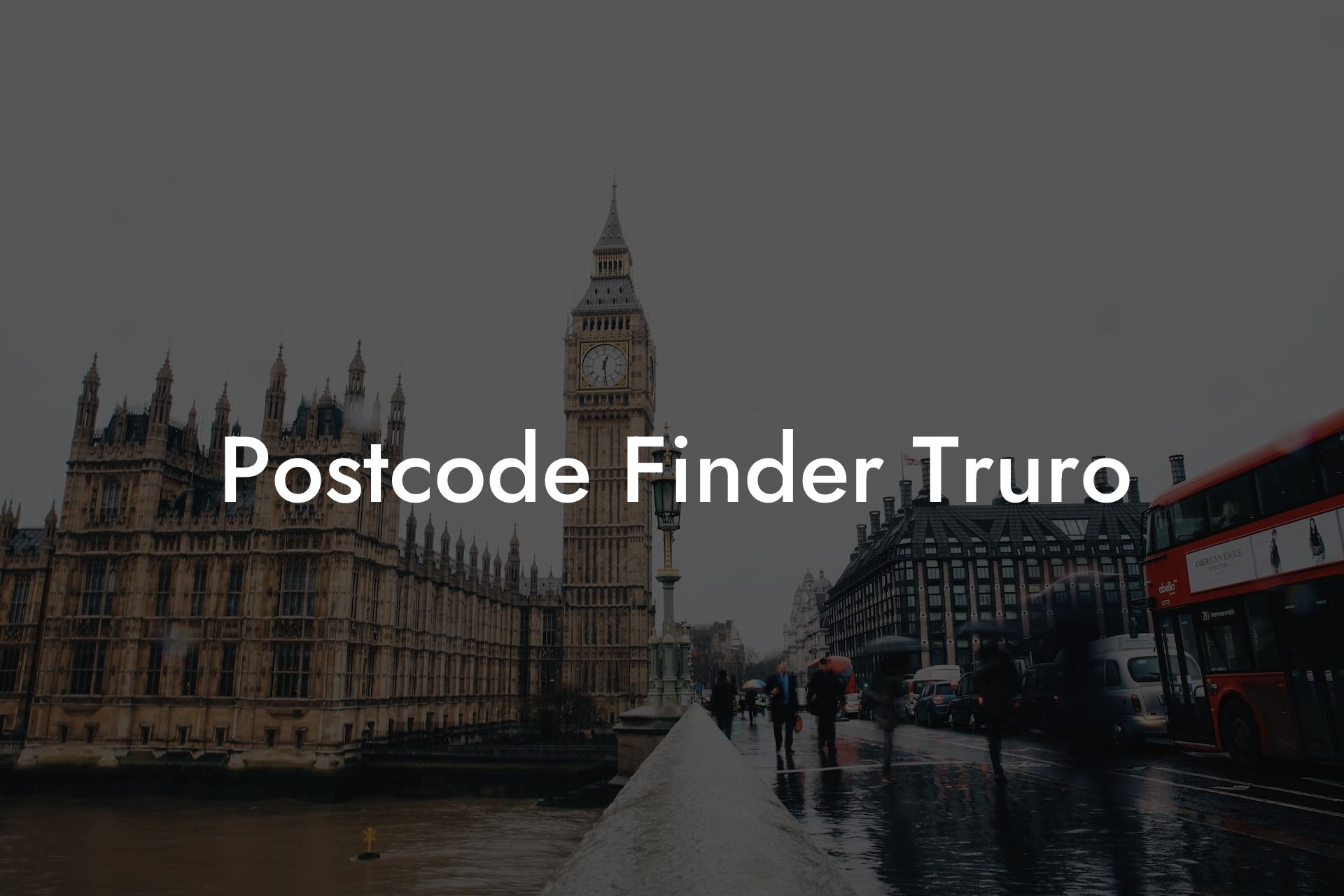 Postcode Finder Truro