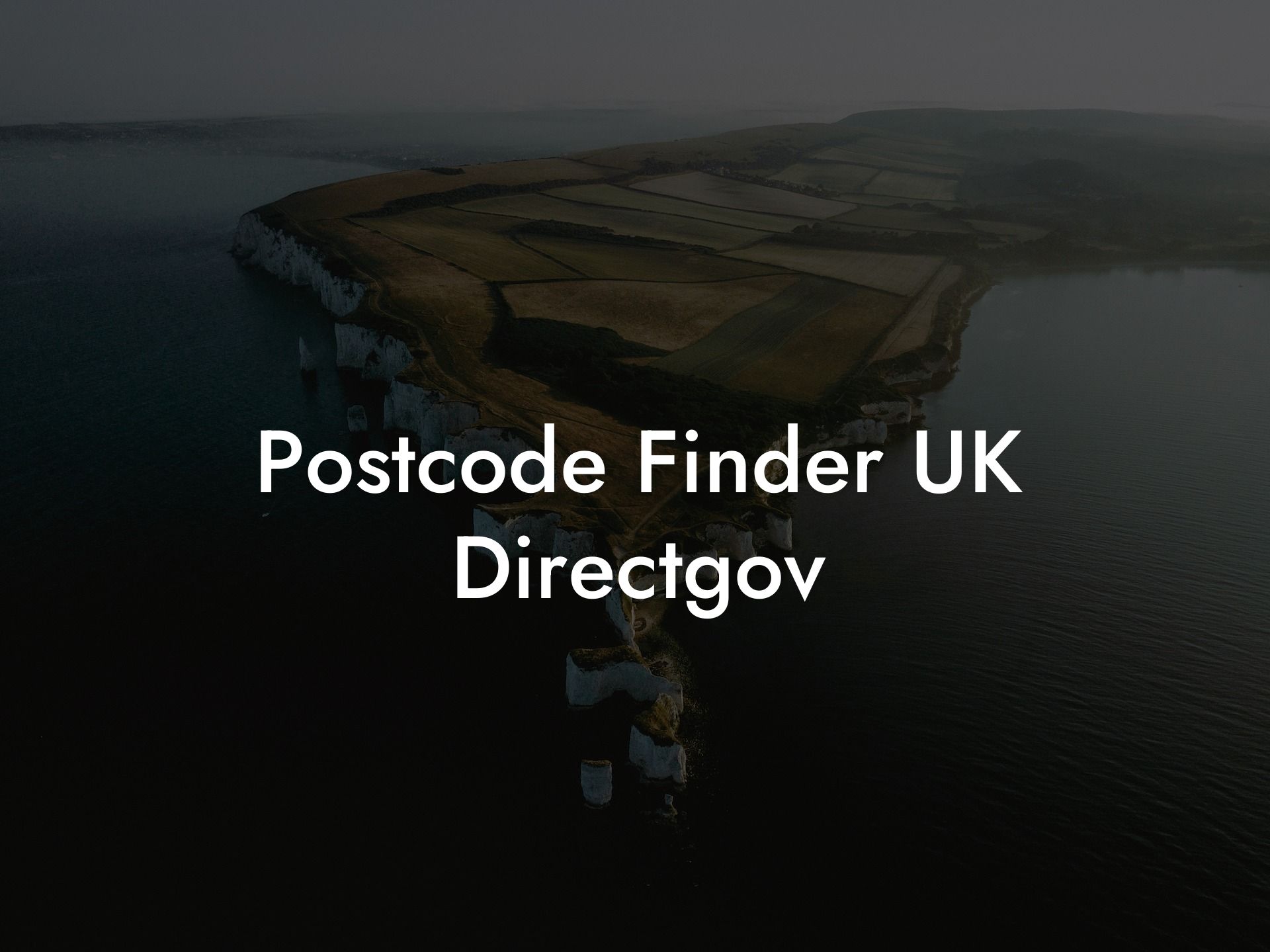 Postcode Finder UK Directgov