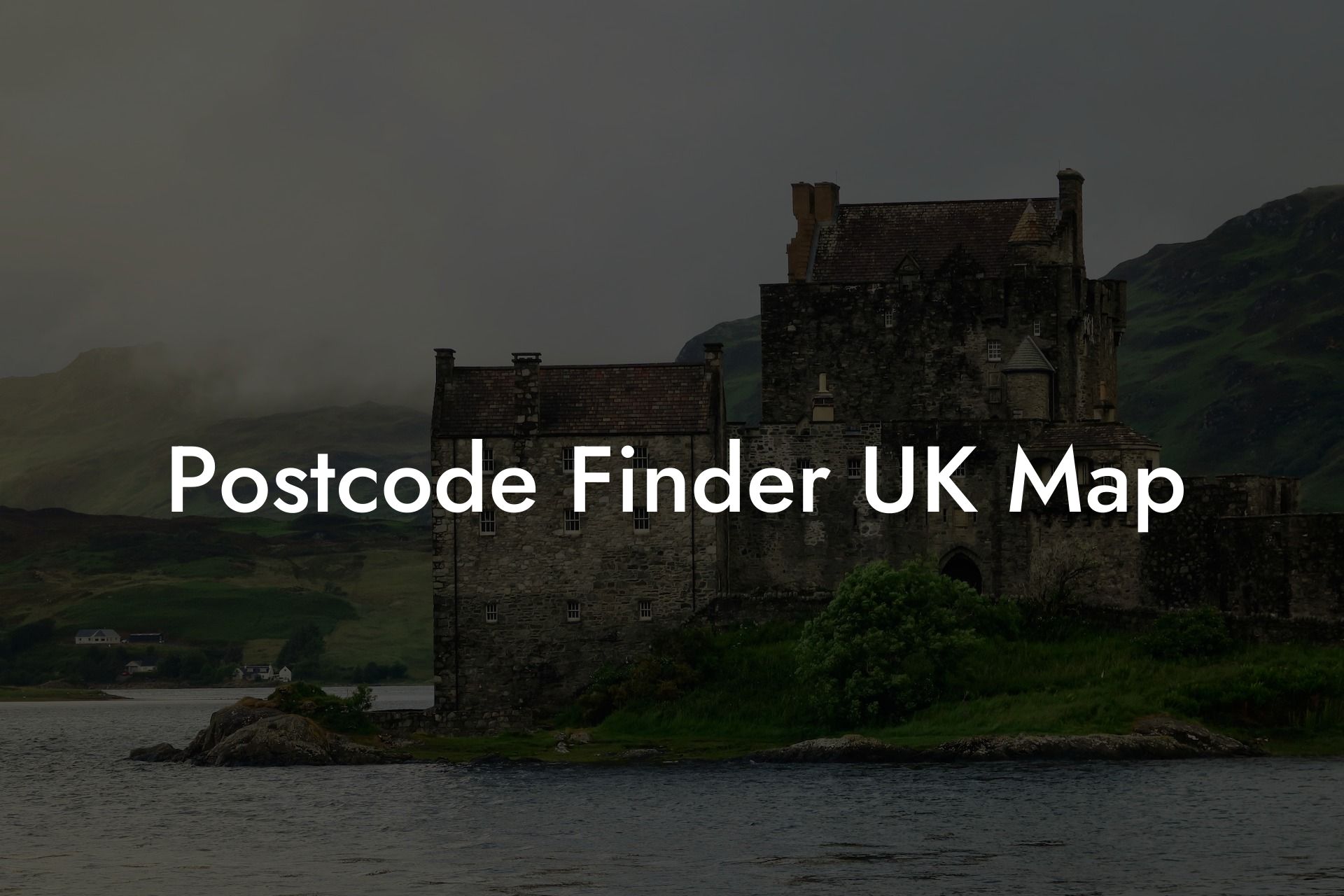 Postcode Finder UK Map