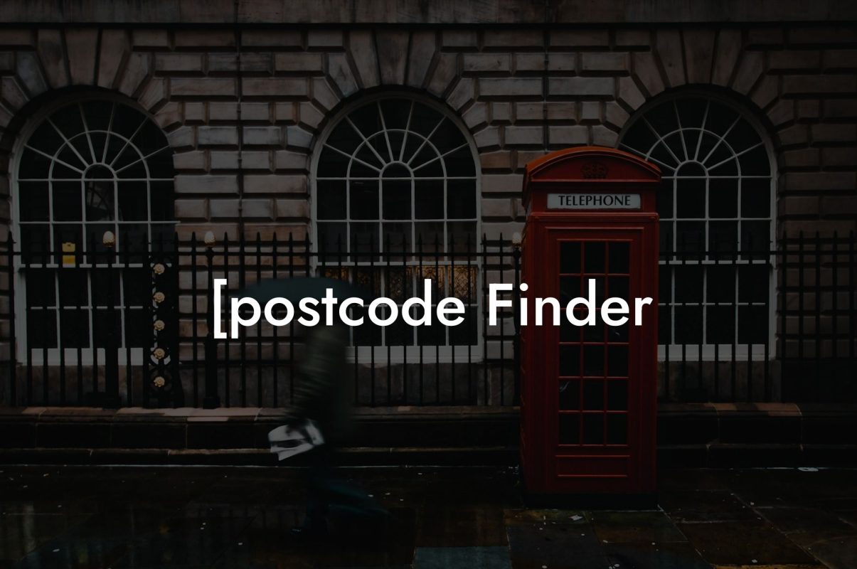 [postcode Finder