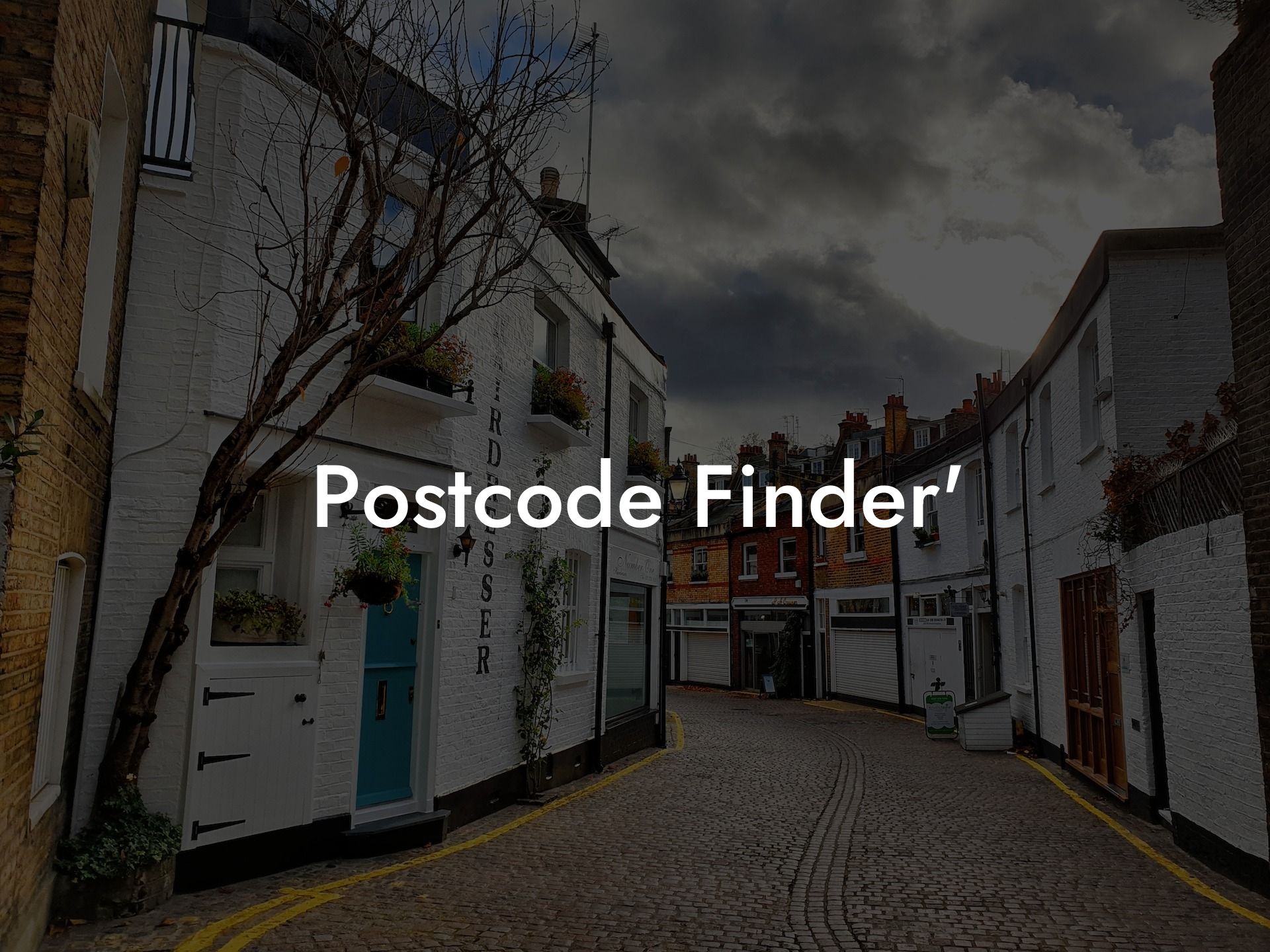 Postcode Finder#