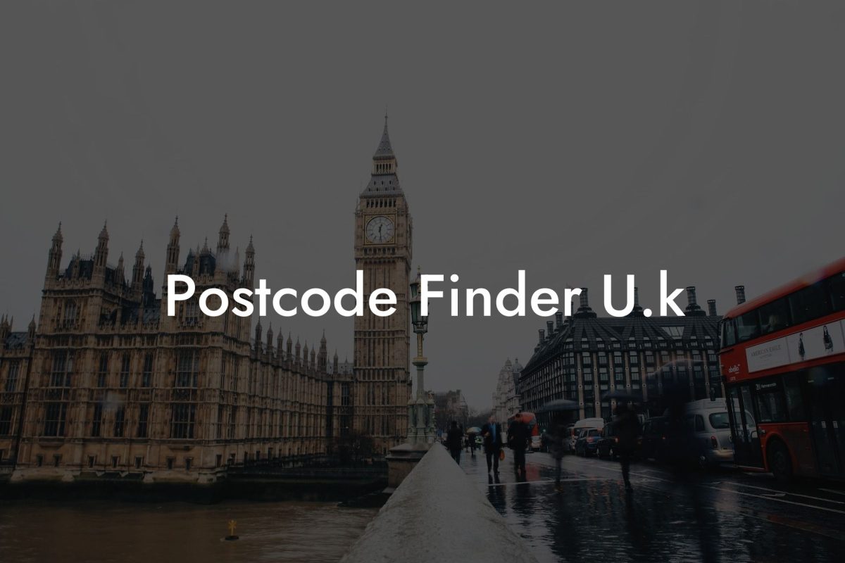 Postcode Finder UK