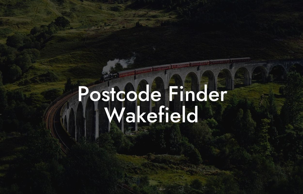 Postcode Finder Wakefield