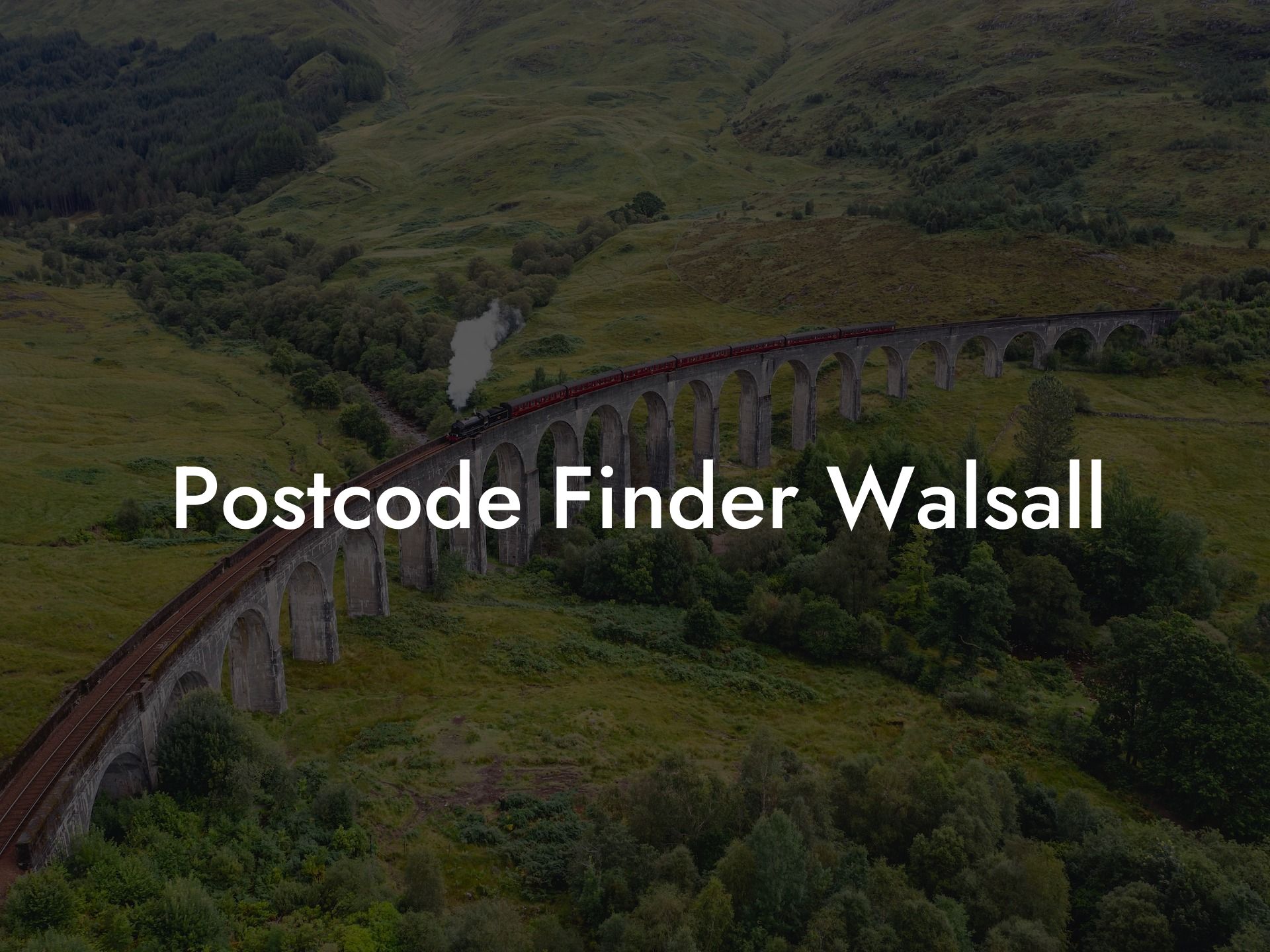 Postcode Finder Walsall