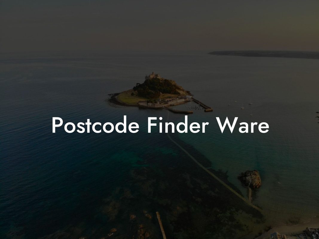 Postcode Finder Ware