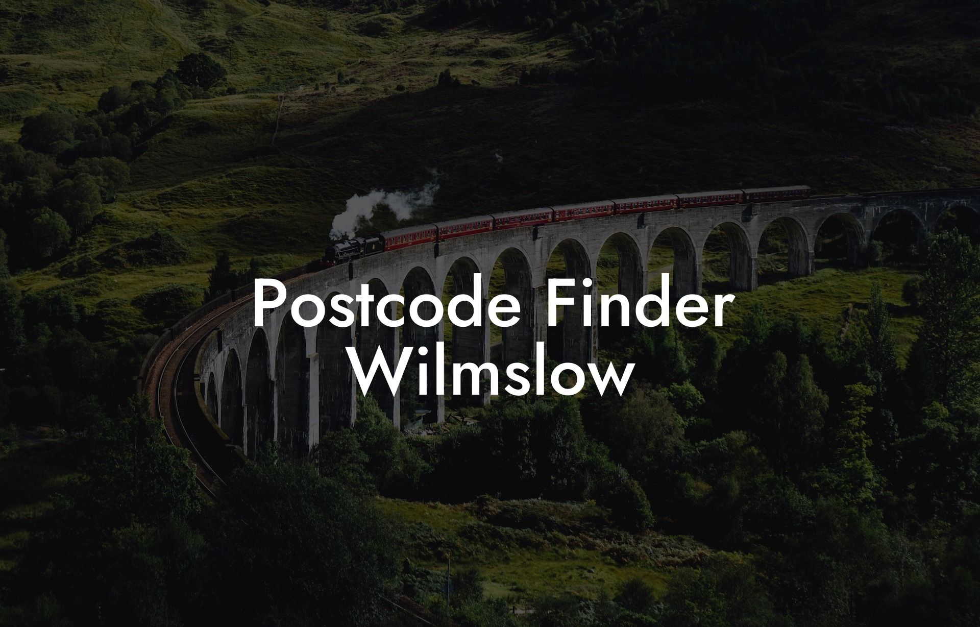 Postcode Finder Wilmslow