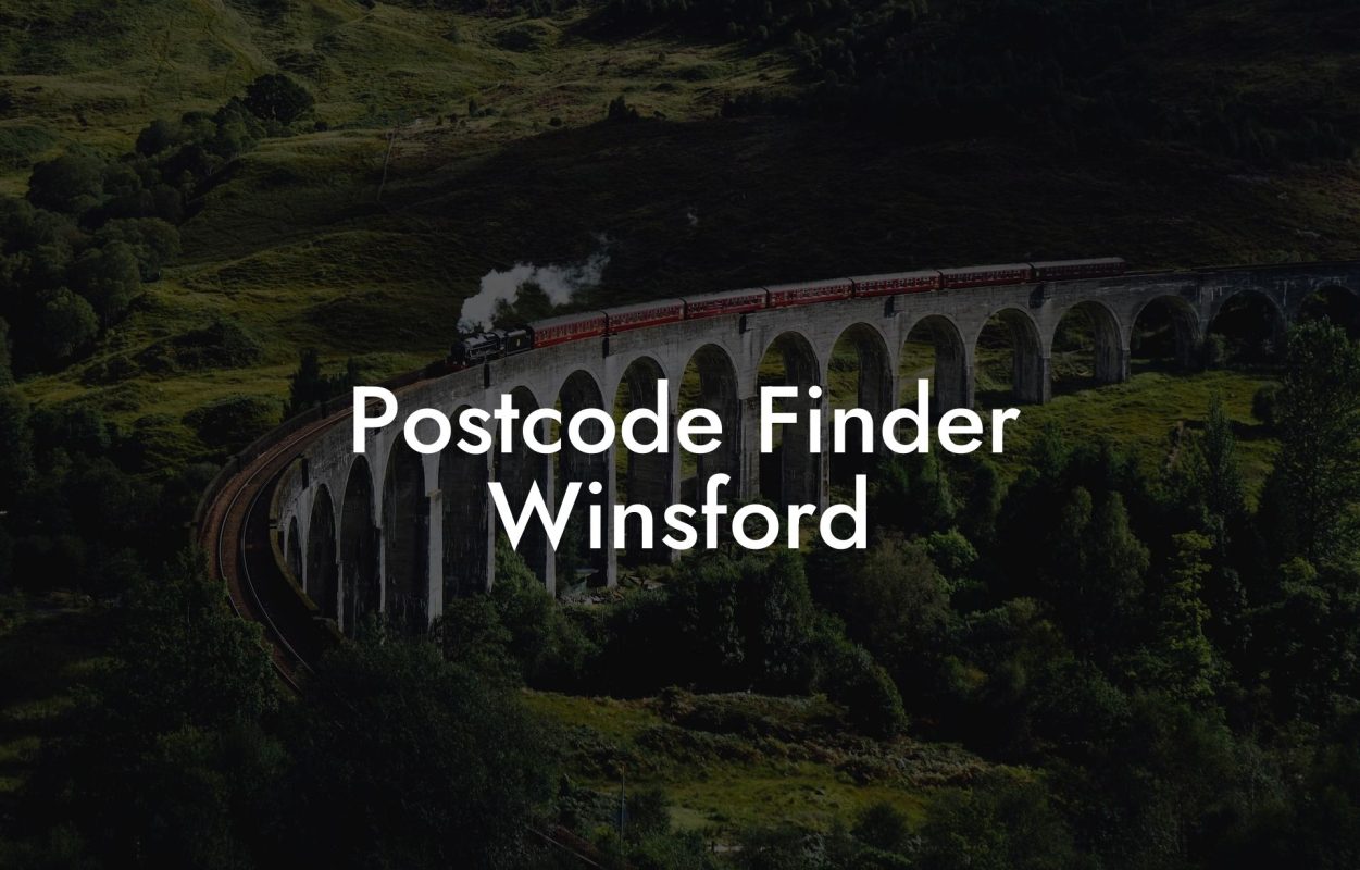 Postcode Finder Winsford