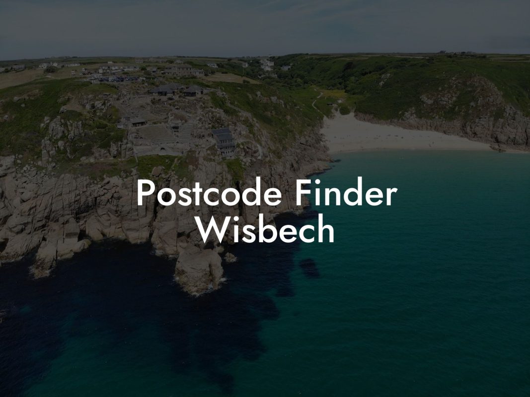 Postcode Finder Wisbech