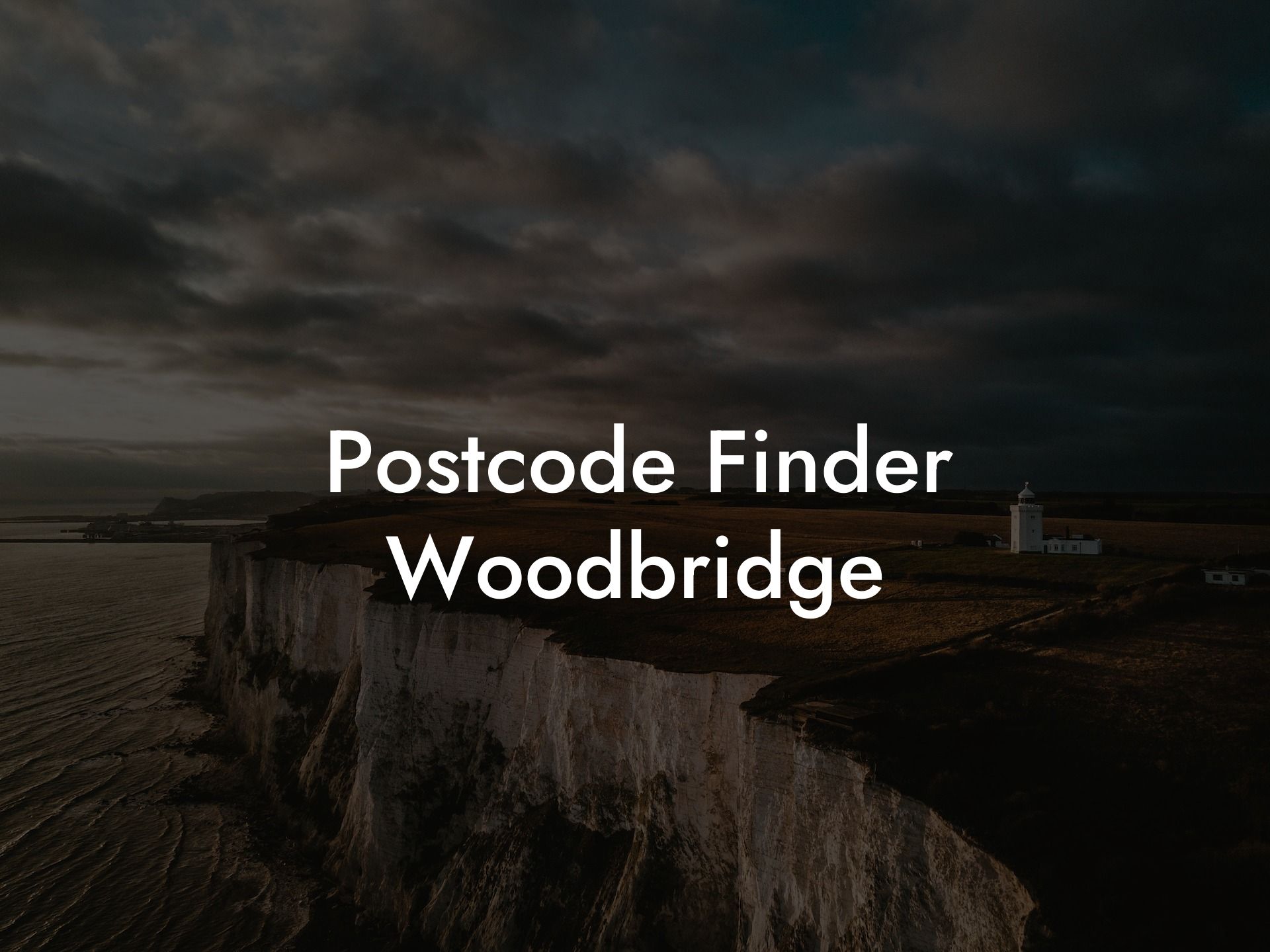 Postcode Finder Woodbridge