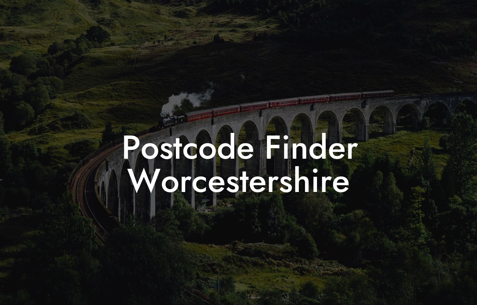 Postcode Finder Worcestershire