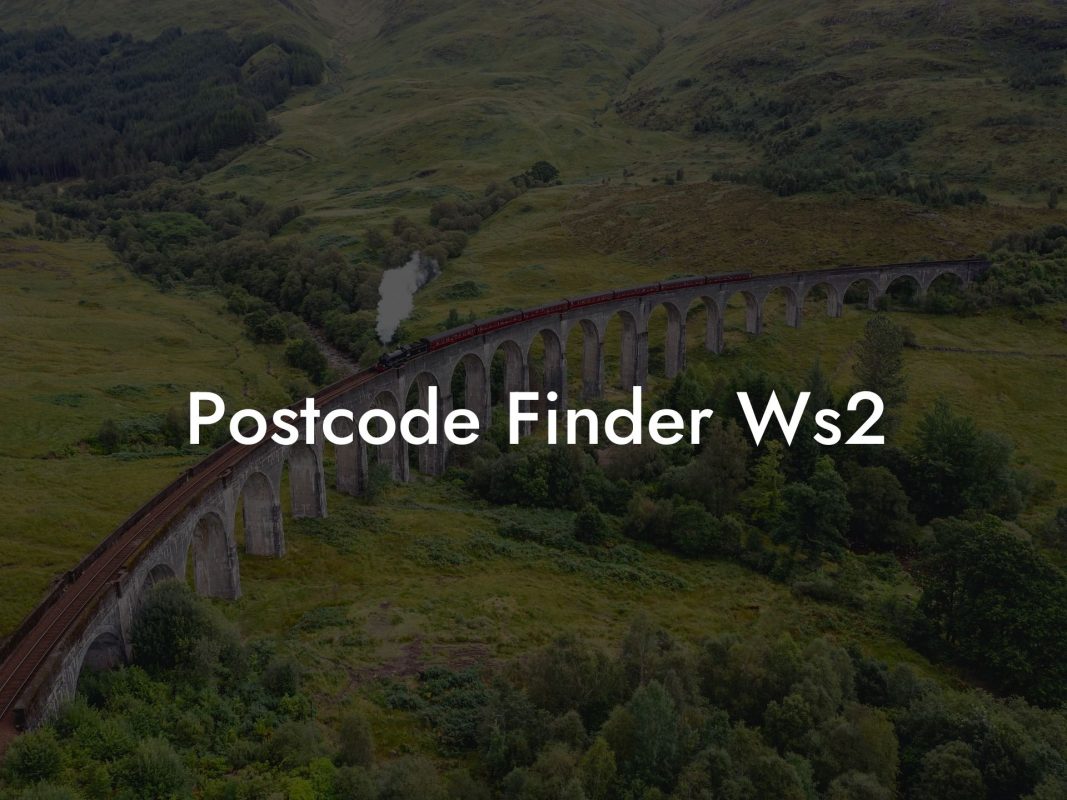 Postcode Finder Ws2