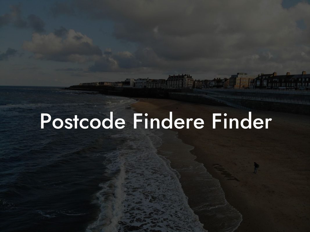 Postcode Findere Finder