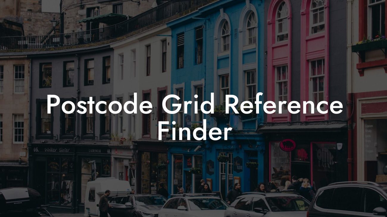 Postcode Grid Reference Finder