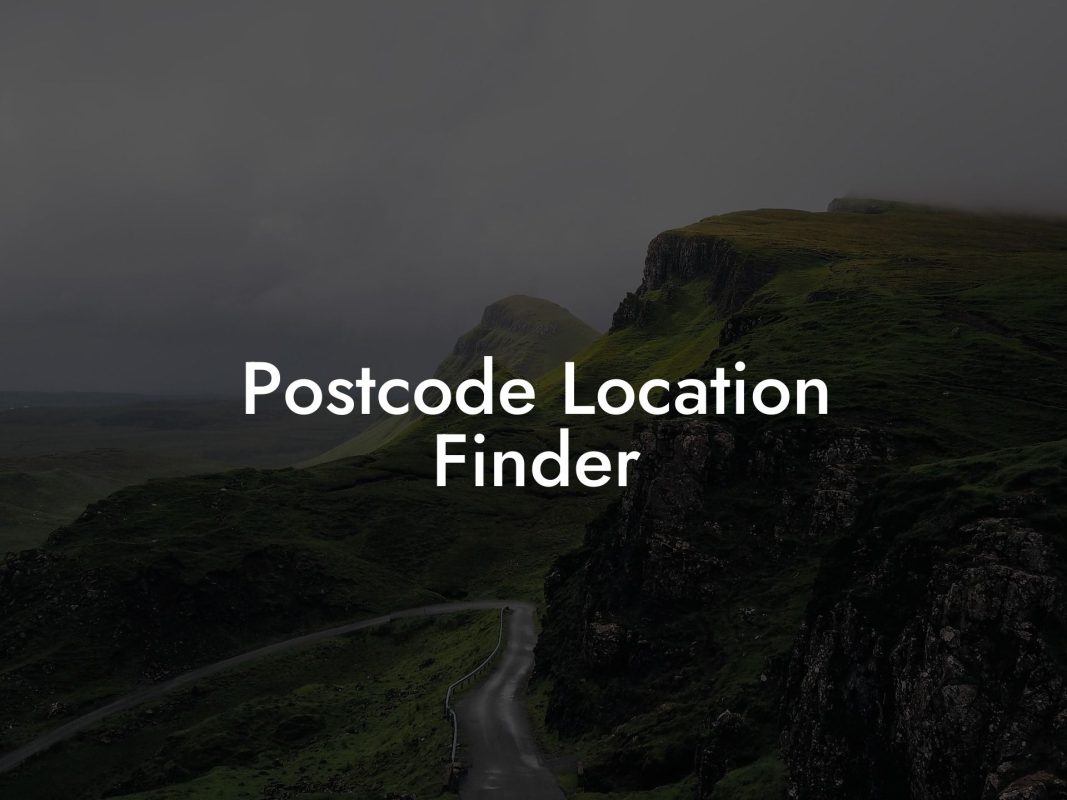 Postcode Location Finder