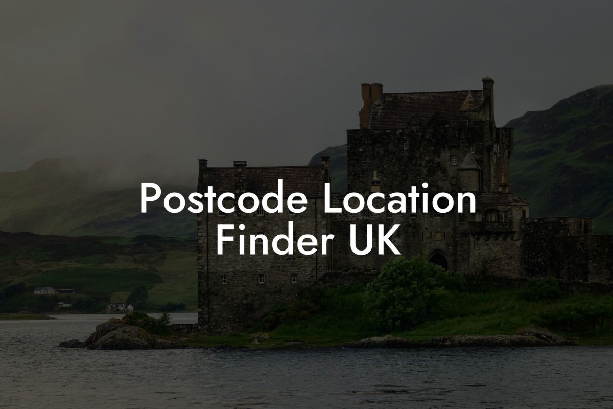 Postcode Location Finder UK