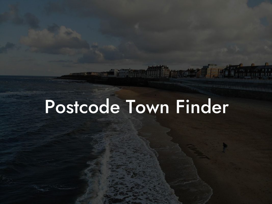 Postcode Town Finder