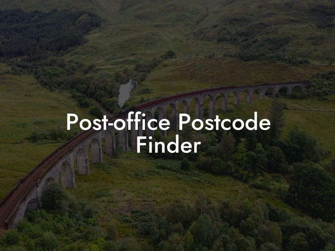 Post-office Postcode Finder